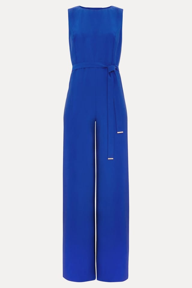 Phase Eight Phase Eight Women's Marta Plain Jumpsuit in Cobalt - 2
