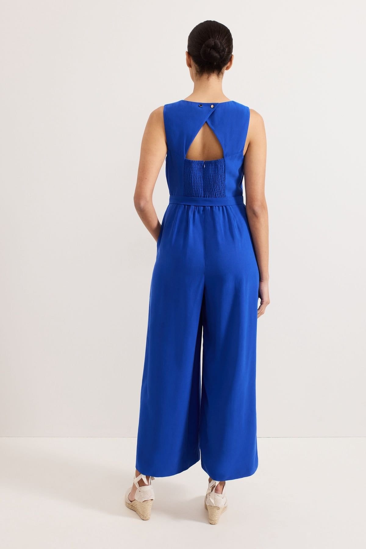 Phase Eight Phase Eight Women's Marta Plain Jumpsuit in Cobalt - 4