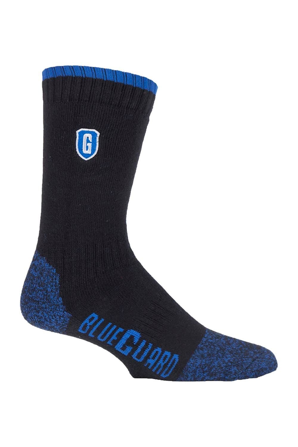 SOCKSHOP Blue Guard SOCKSHOP Blue Guard Men's Anti Abrasion Heavy Duty Work Socks for Steel Toe Boots in Black