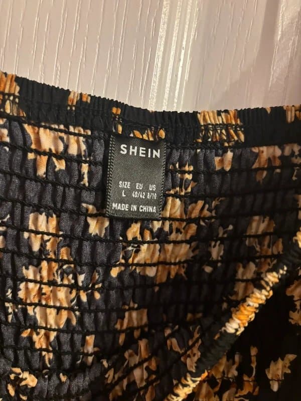 Shein Shein cute large 12-14 dress summer holiday wedding party same day post