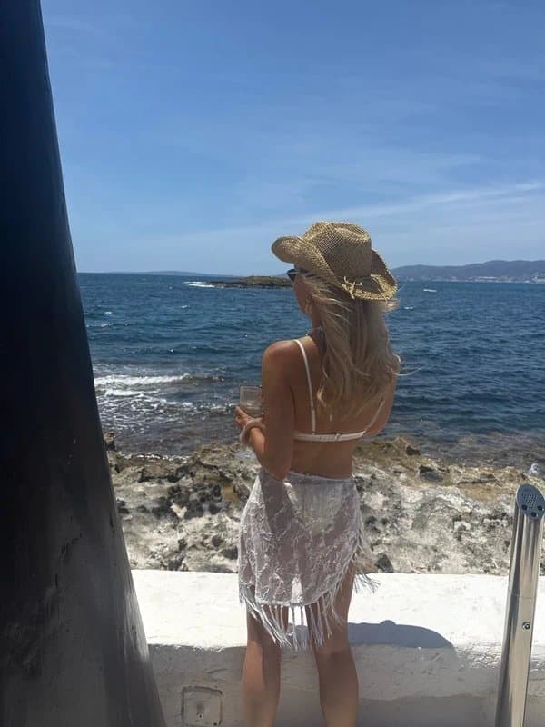 ASOS Sequin tassel sarong