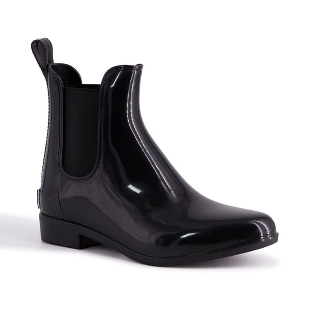 Aus Wooli Australia Aus Wooli Australia Women's Rainboots With Sheepskin Insole Included in Black - 2