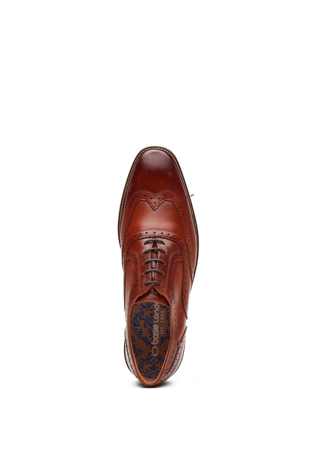 Base London Base London Men's Clarence Brougue Shoe in Tan - 4