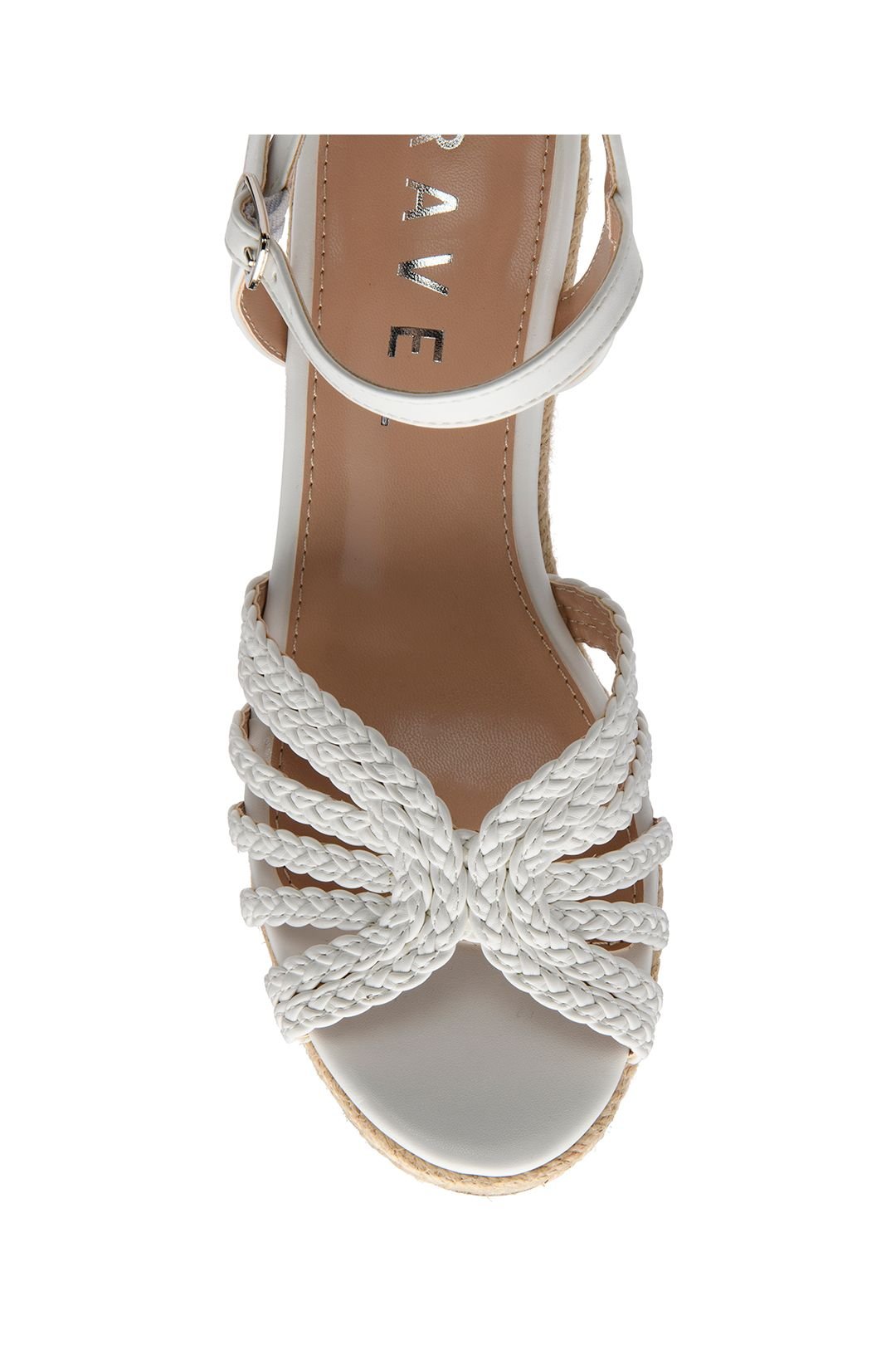 Ravel Ravel Women's White 'Grundy Wedge Sandals - 4