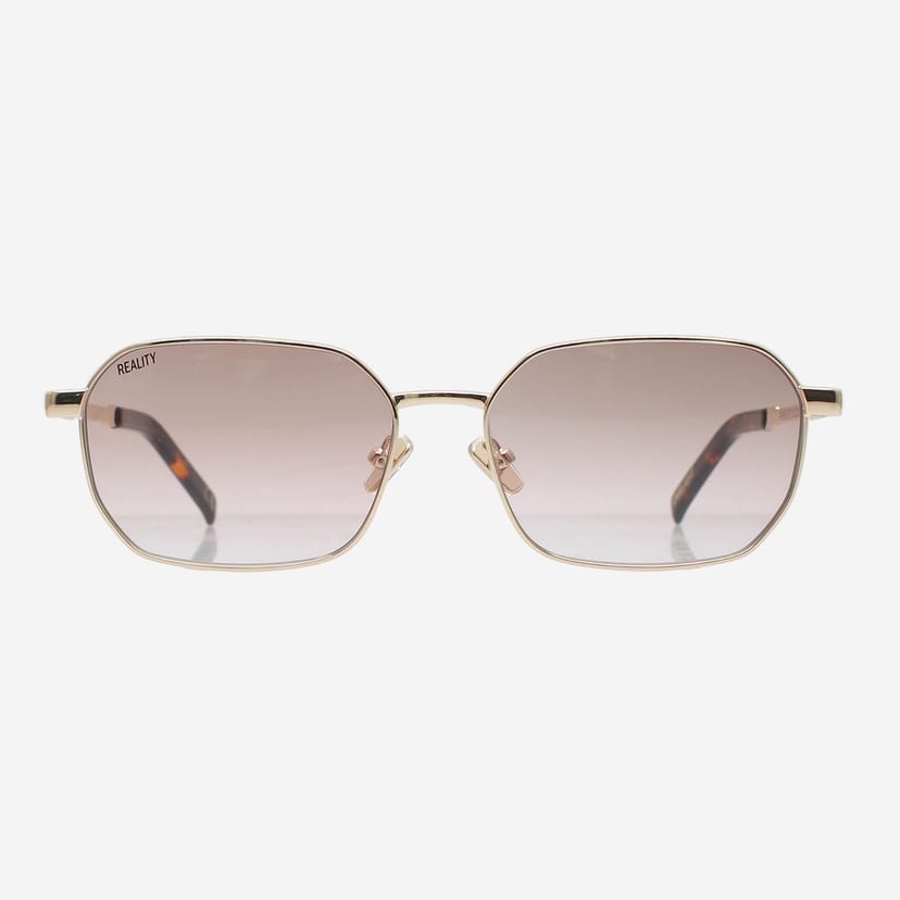 REALITY EYEWEAR REALITY EYEWEAR Women's Limelight - Gold Dust in Light Brown - 1