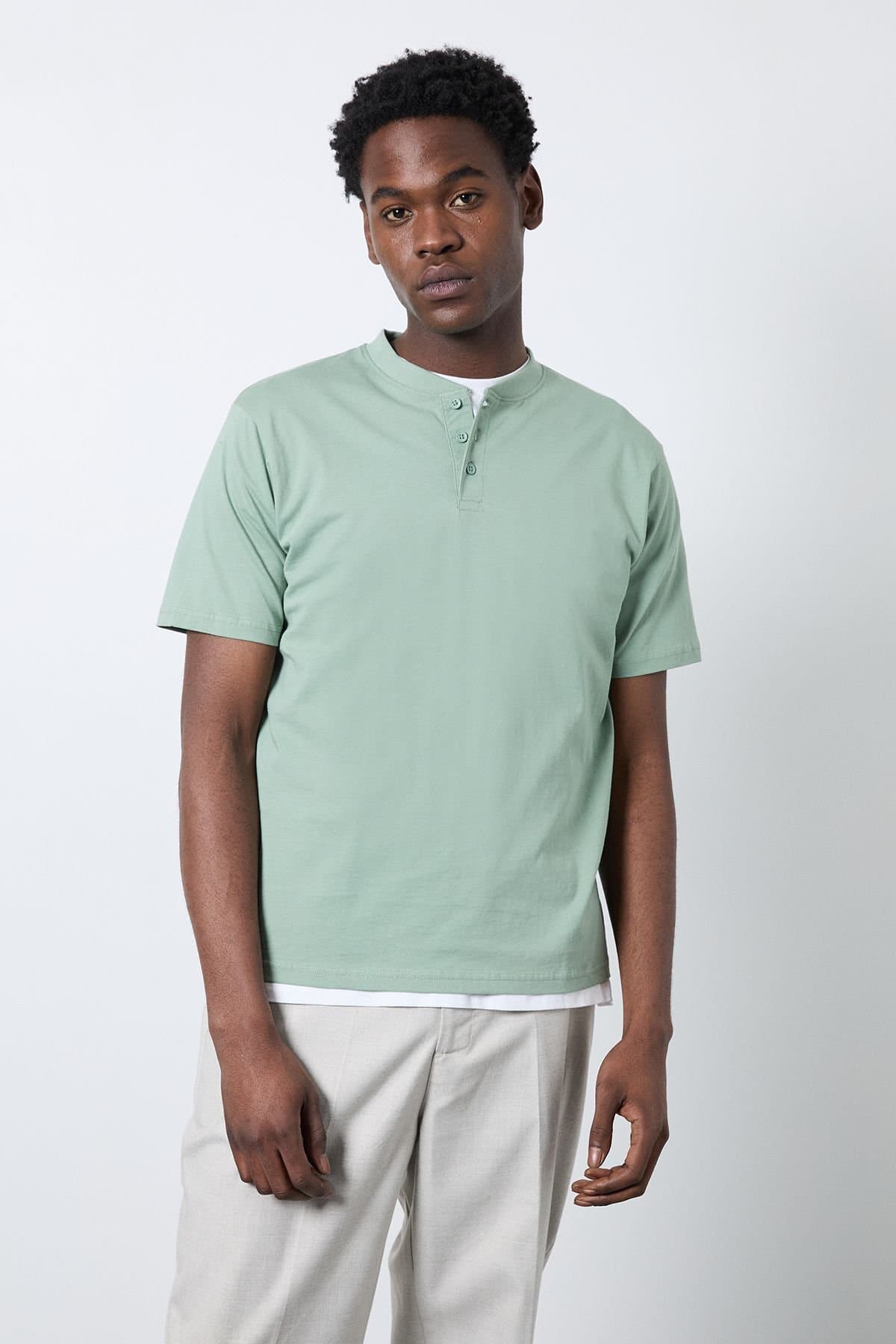 Burton Burton Men's Sage Grandad Neck T-Shirt