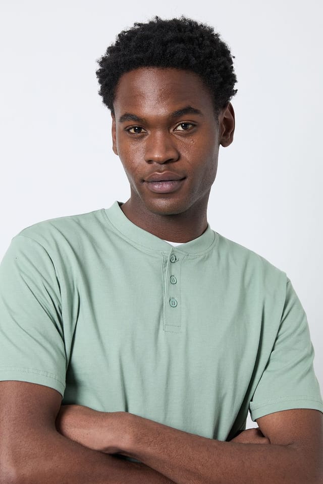 Burton Burton Men's Sage Grandad Neck T-Shirt - 2