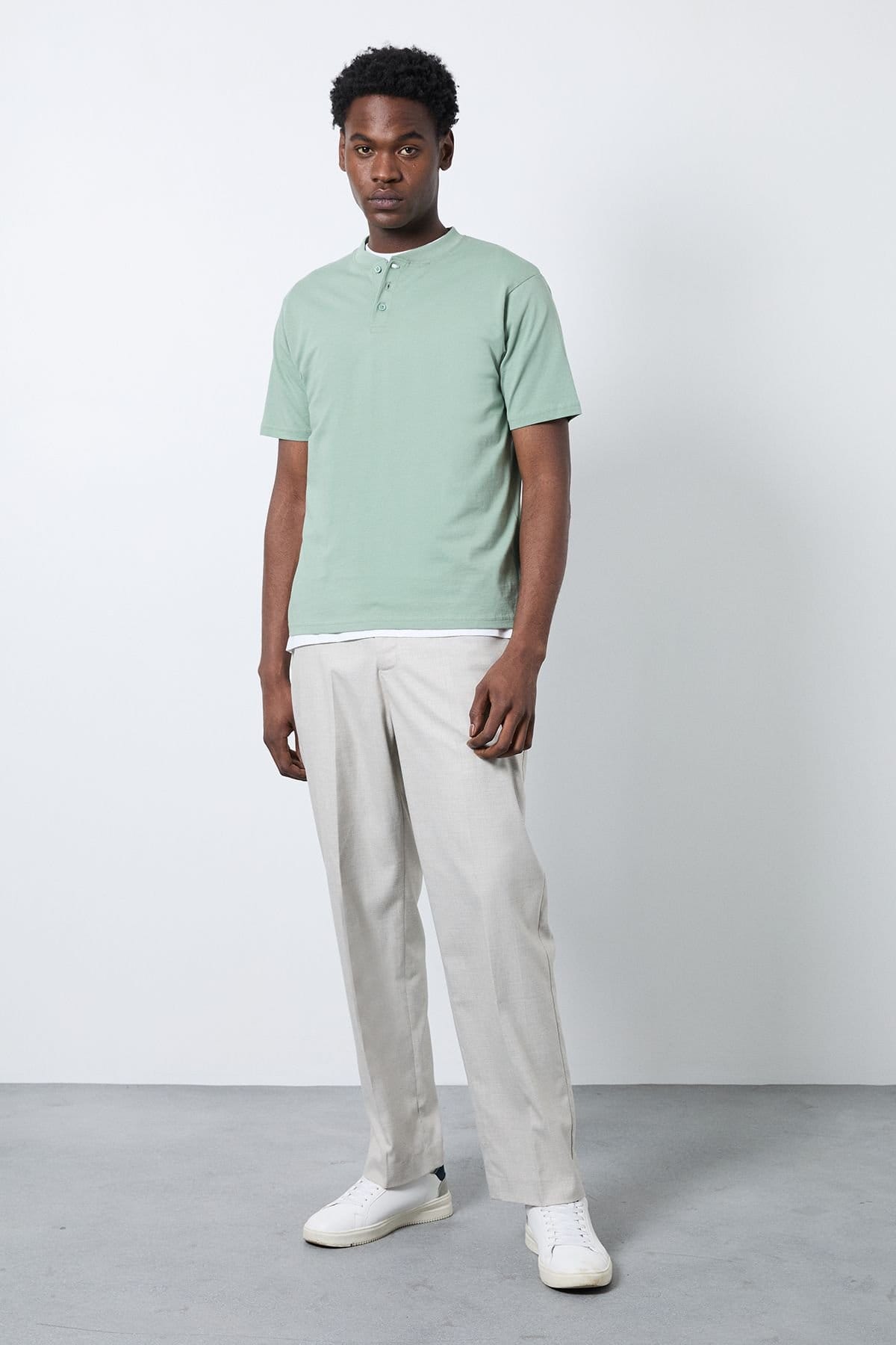 Burton Burton Men's Sage Grandad Neck T-Shirt - 4