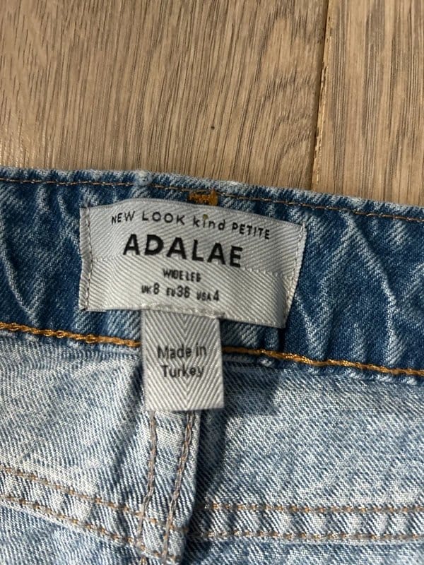 New Look New Look Wide Leg Petite Jeans Size 8 - 1