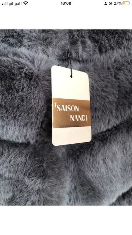 saison Faux fur gilet
