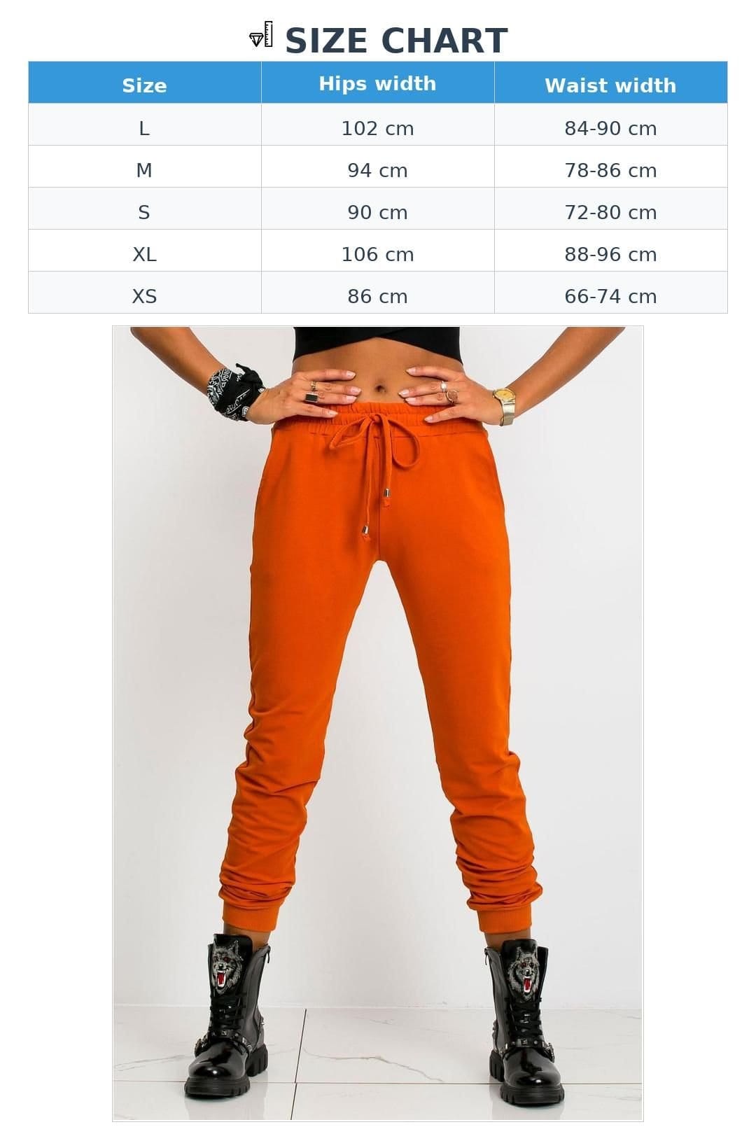 Love Lace Love Lace Women's Tailored Narrow Leg Tracksuit Trousers in Orange - 4