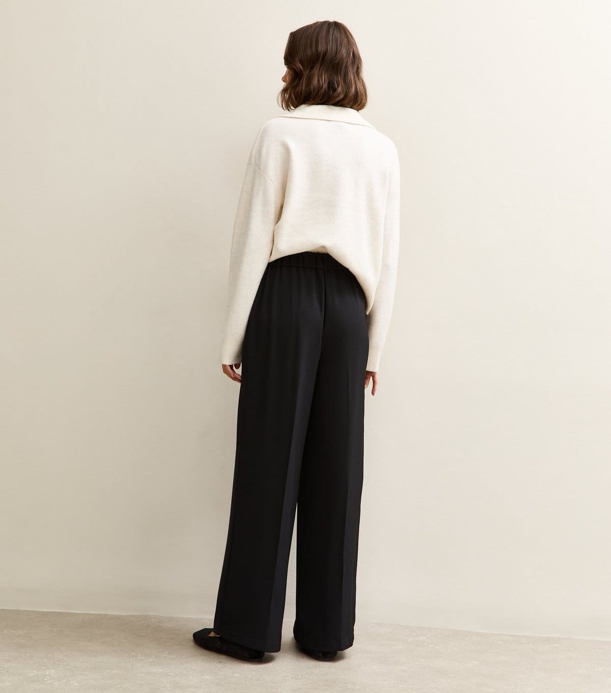 New Look Women's Black Tailored Wide Leg Trousers New Look - 4