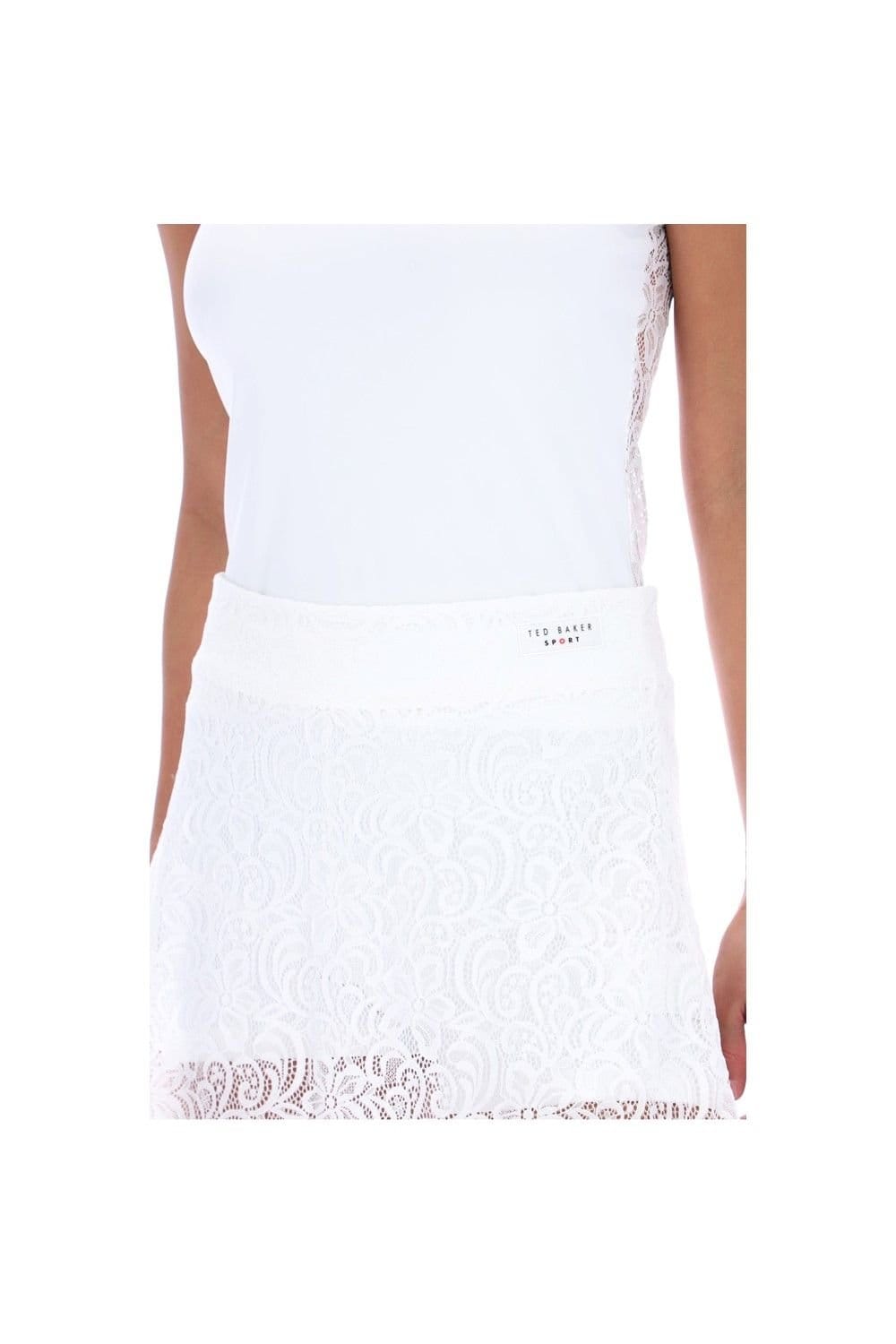 Ted Baker Ted Baker Women's Ruby Lace Tennis Skort in White - 4