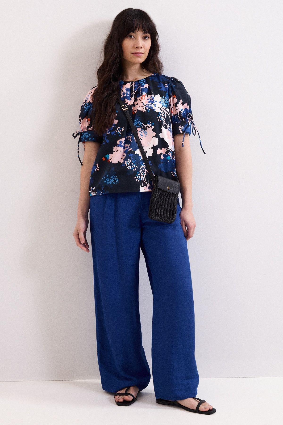 Phase Eight Phase Eight Women's Caris Printed Blouse in Dark Navy - 3