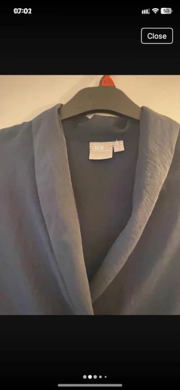 ASOS ASOS Navy Blue Blouse Shirt sz 8 Great Condition