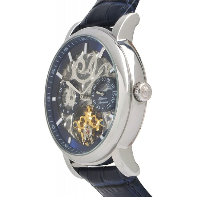 Thomas Tompion Thomas Tompion Men's TT-3131 Cambridge 44mm Automatic Watch in Blue - 2