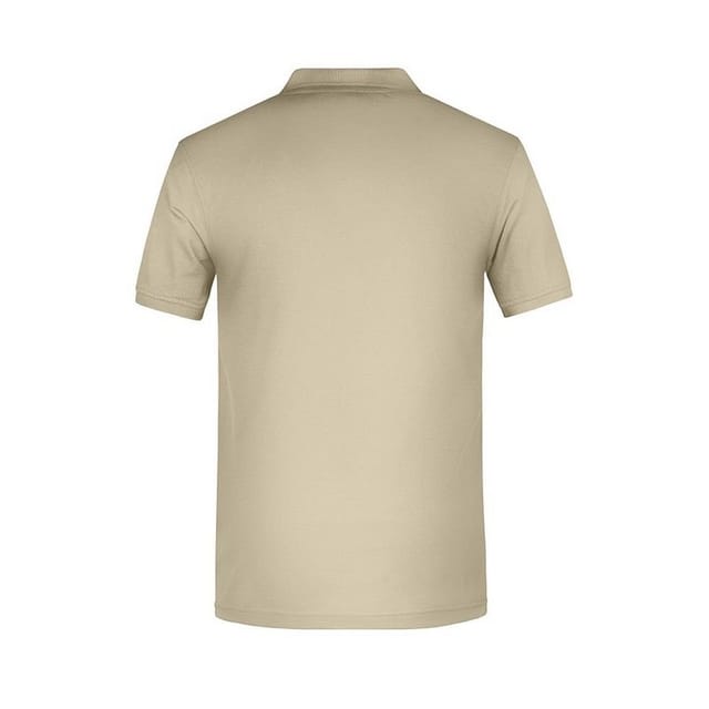 James and Nicholson James and Nicholson Men's Bio Workwear Polo Shirt in Stone - 2