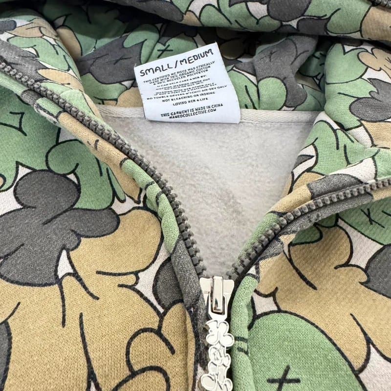 NAMED collective Named collective unisex green zip hoodie S/M rare limited discontinued