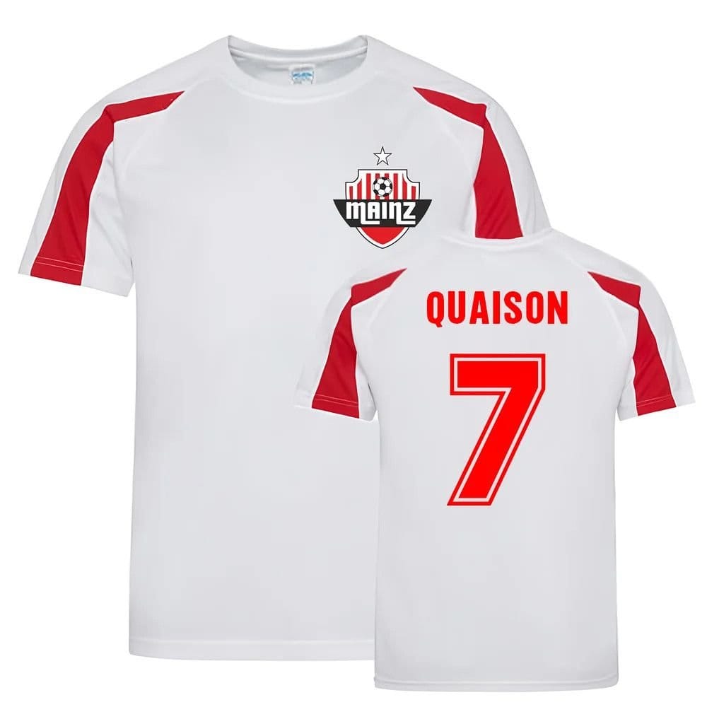 Mainz 05 Mainz 05 Men's Robin Quaison Mainz Sports Training Jersey in White - 1