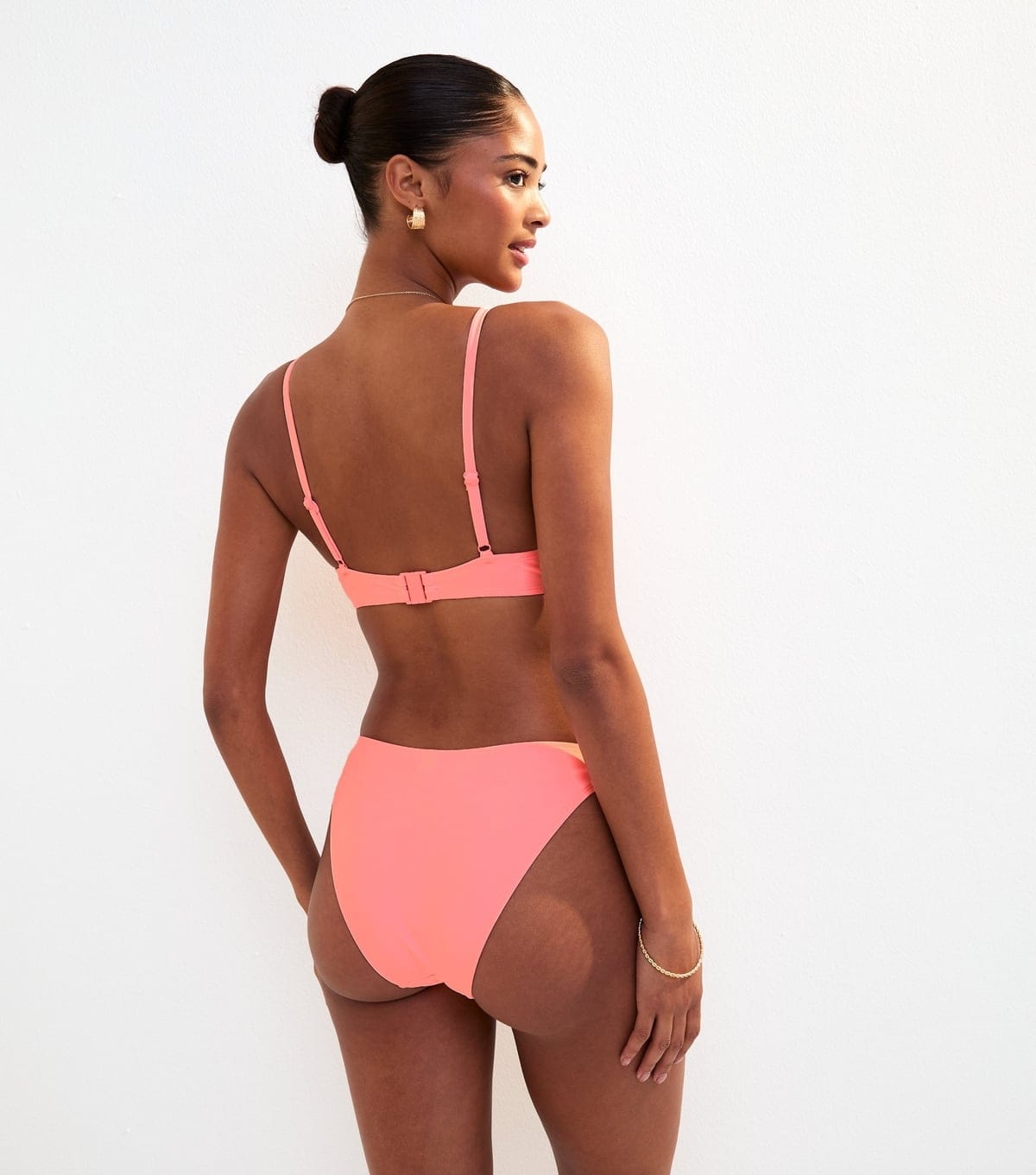 New Look Women's Light Pink Underwire Bikini Top New Look - 4