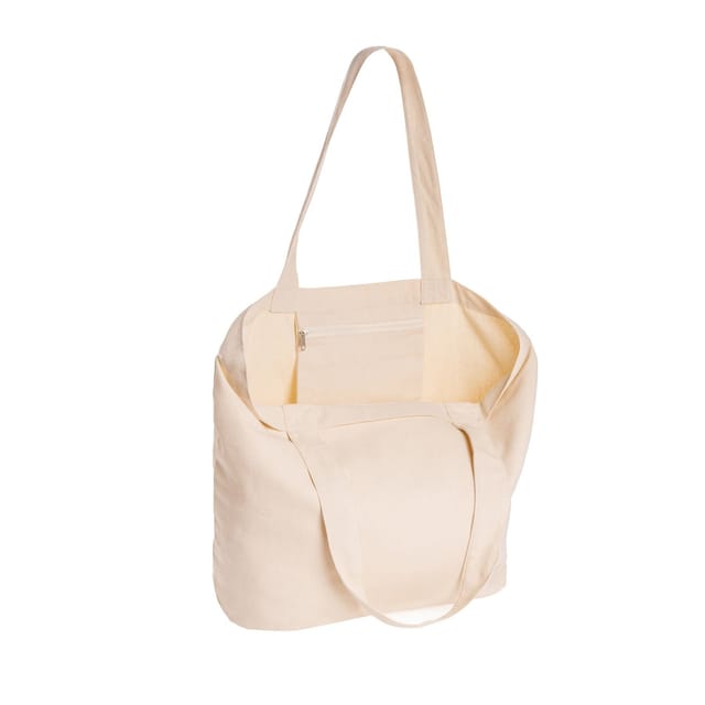 XD Design XD Design Men's Canvas Undyed Tote Bag in Off-White - 3