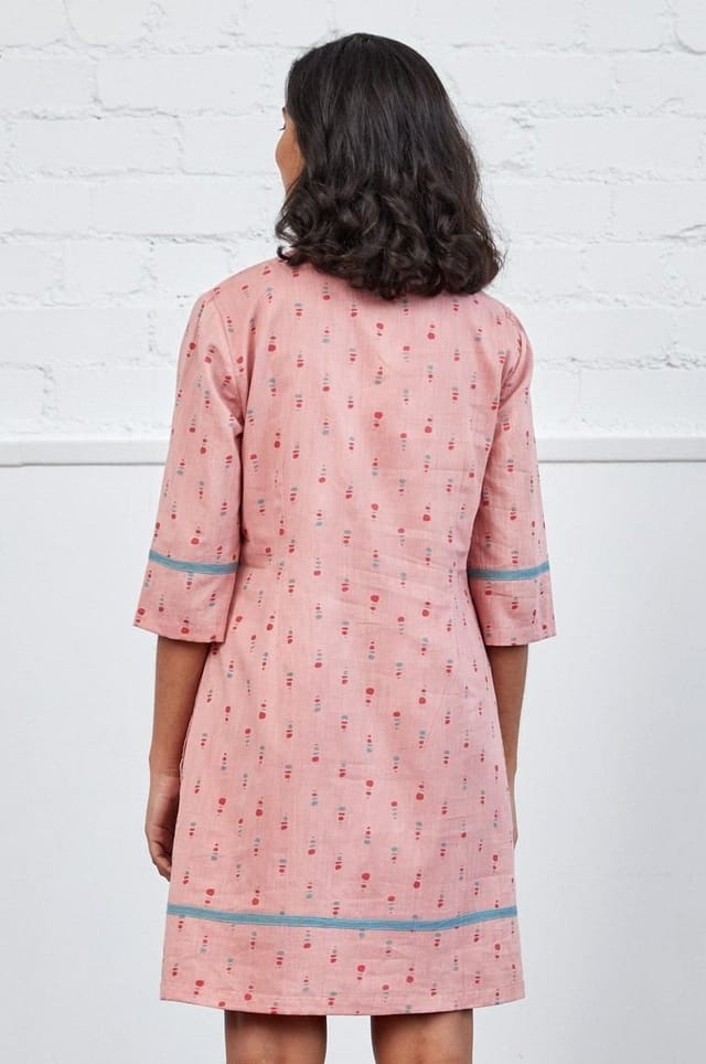 Nomads Clothing Nomads Clothing Women's Tassle Tunic Dress in Pink - 2