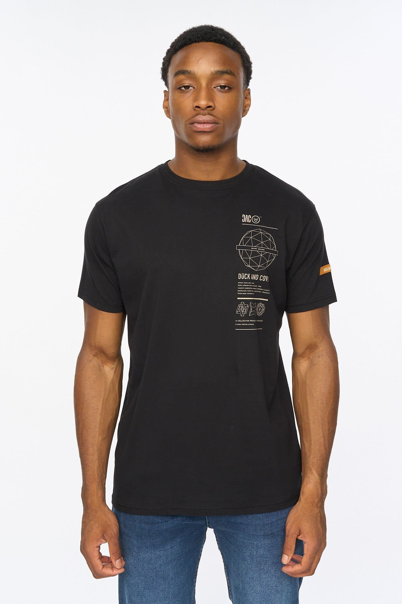 Duck&Cover Duck&Cover Men's Ashland T-Shirt in Black