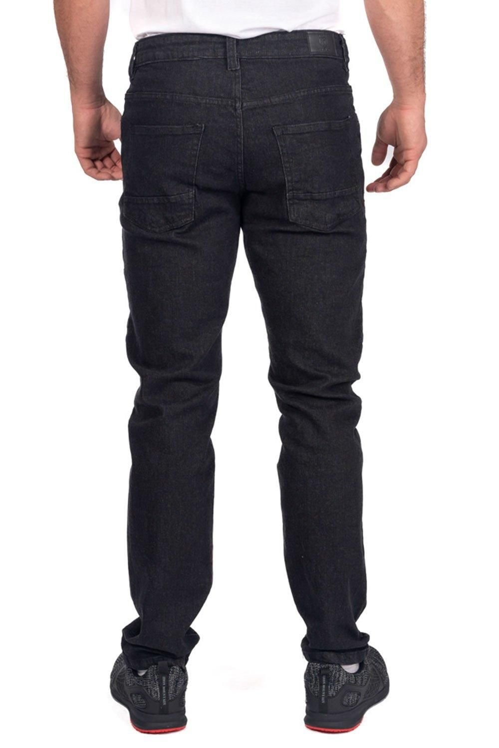 Iron Mountain Iron Mountain Men's Straight Leg Denim Jeans in Black - 3