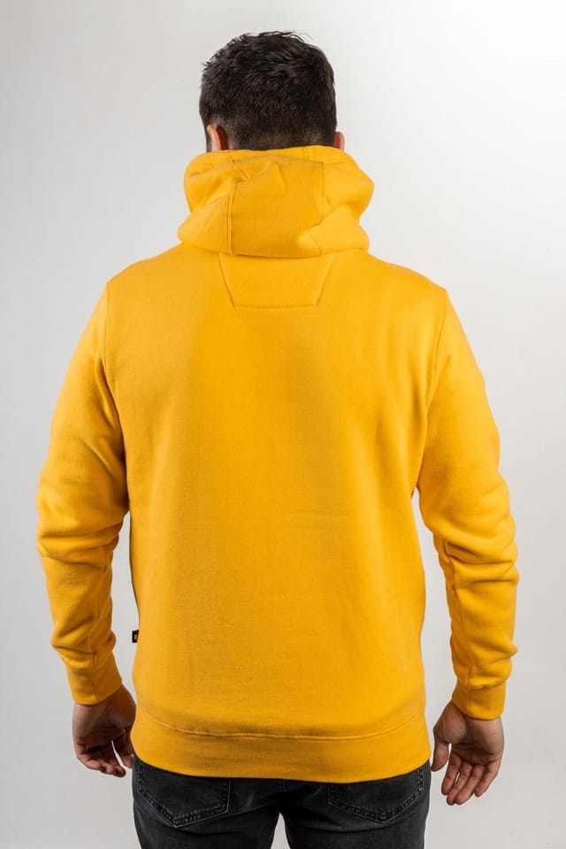 Caterpillar Caterpillar Men's Trademark Hooded Sweatshirt in Yellow - 2