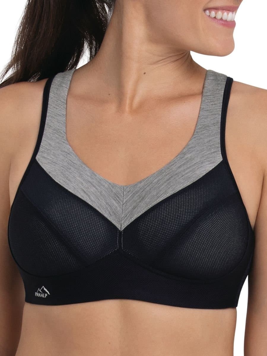 Anita Anita Women's PanAlp Wool Sports Bra in Black