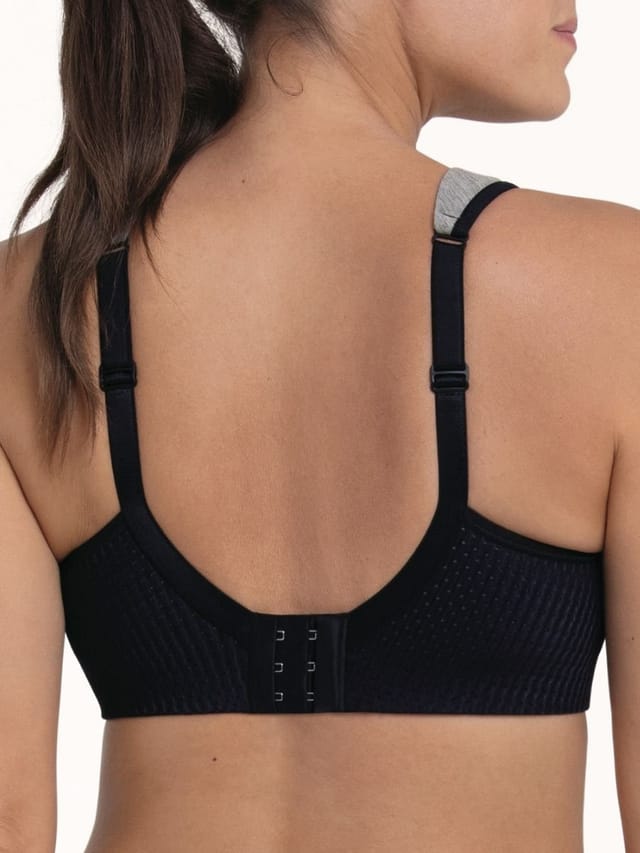 Anita Anita Women's PanAlp Wool Sports Bra in Black - 2