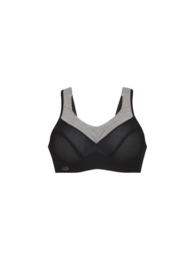 Anita Anita Women's PanAlp Wool Sports Bra in Black - 3