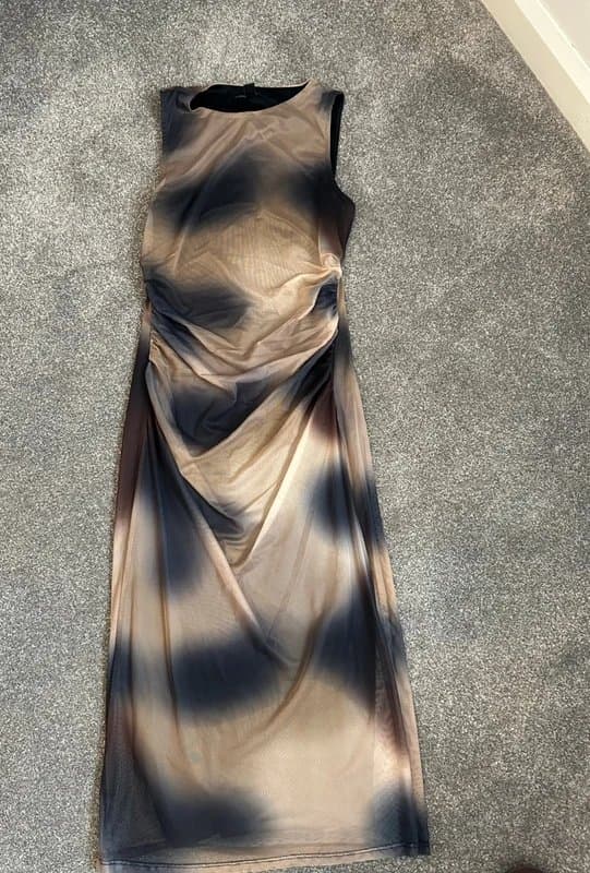 New Look Mesh Ruched ombré dress. New Look