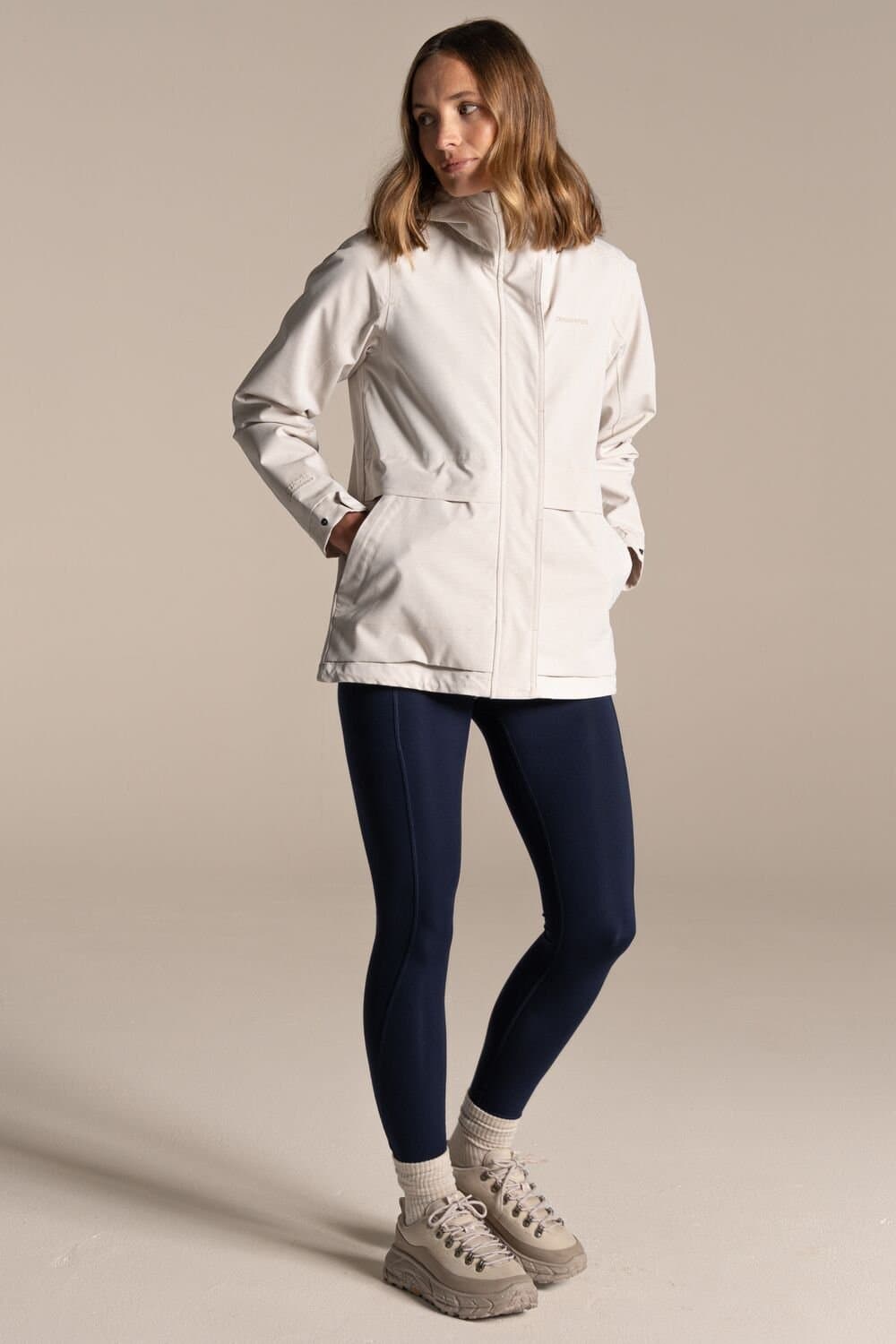 Craghoppers Craghoppers Women's Maryam Waterproof Jacket in Cream