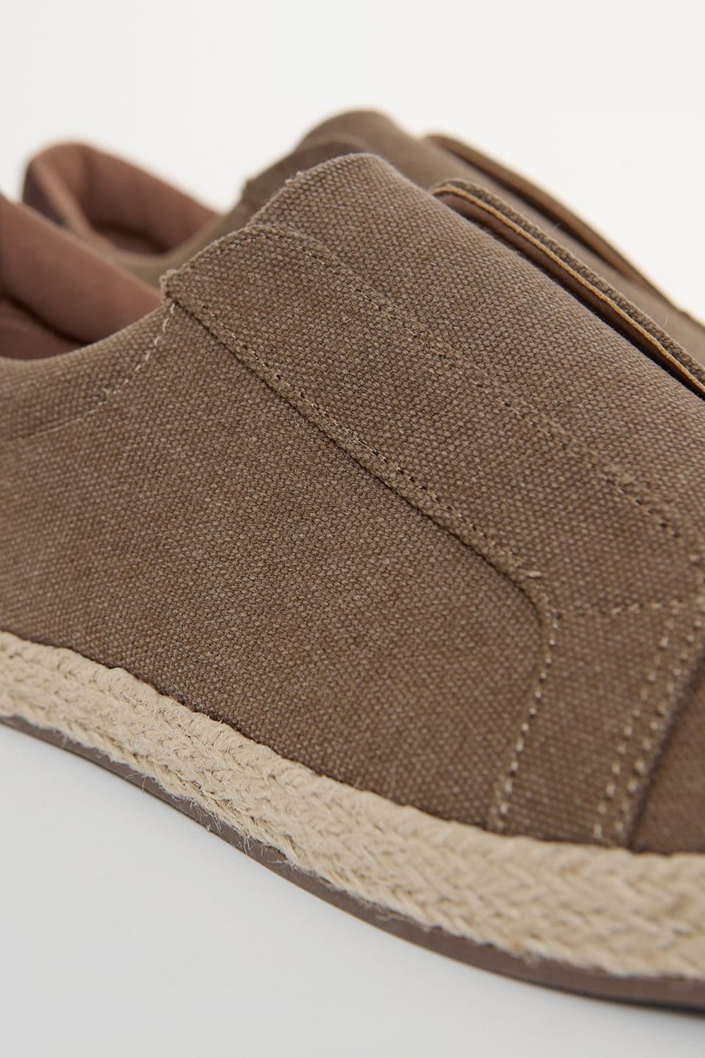 Threadbare Threadbare Men's Cotton Canvas Slip On Espadrilles in Brown - 4