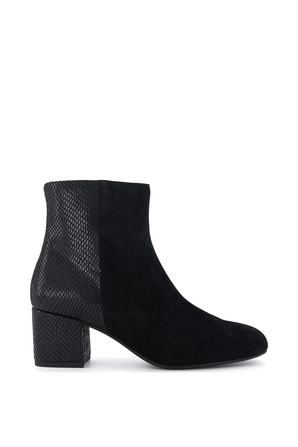 Dune London Dune London Women's 'Pipi' Suede Smart Boots in Black