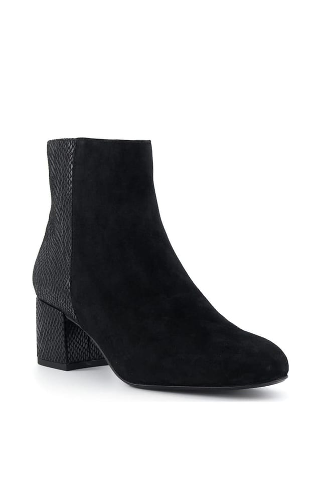 Dune London Dune London Women's 'Pipi' Suede Smart Boots in Black - 2