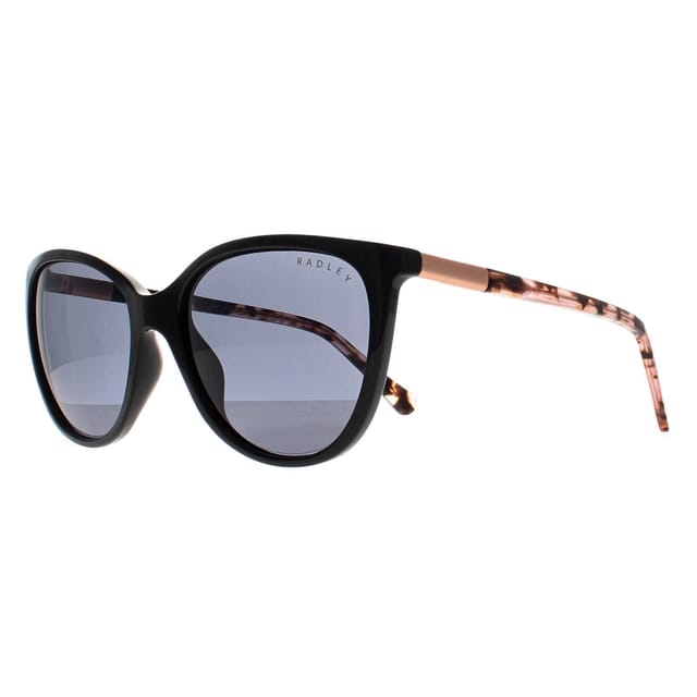 Radley Radley Women's Cat Eye Gloss Black Matte Rose Gold Pink Tortoise Solid Smoke Fionn - 2