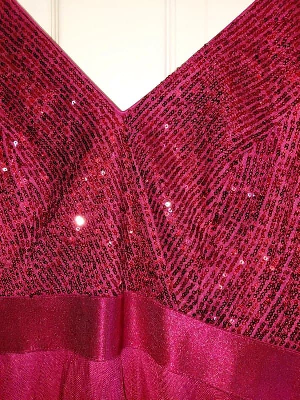 None Beautiful burgundy occasion gown/dress