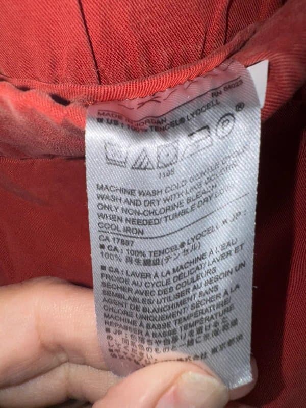Banana Republic Banana Republic Red Tencel Cargo Jogger Pants