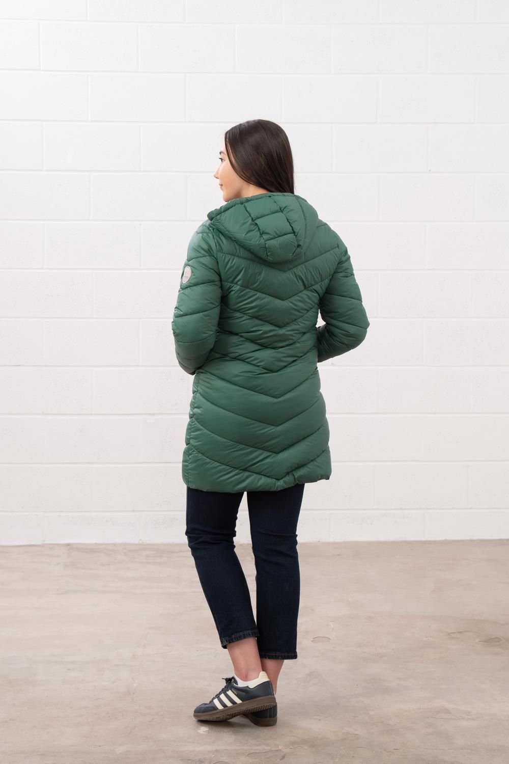 Lighthouse Clothing Lighthouse Clothing Women's Laurel Coat in Dark Green - 4