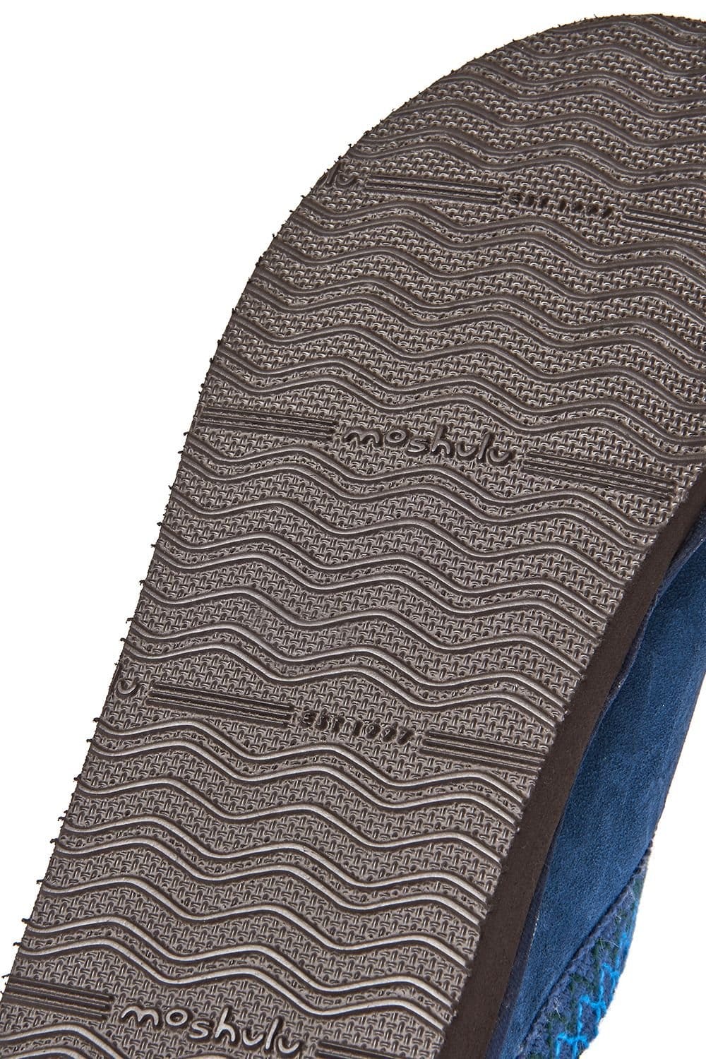 Moshulu Moshulu 'Docker' Men's Suede Mule Slippers in Blue - 4