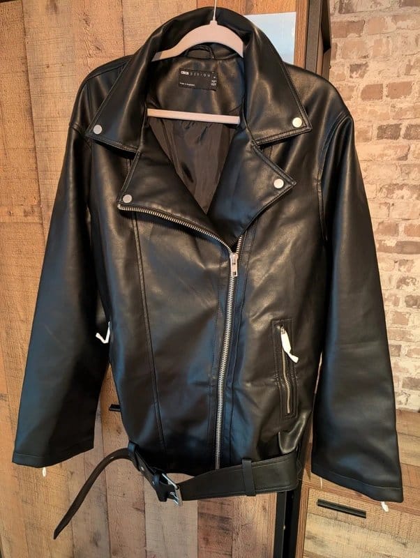 ASOS Design Brand new leather jacket size 10 Tall - 1