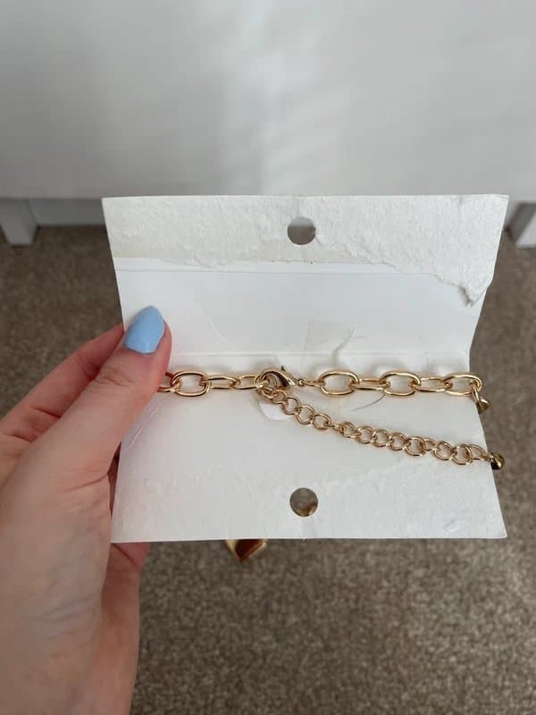 H&M H&M Gold Tone Chunky Padlock Pendent Necklace Women’s Worn Once