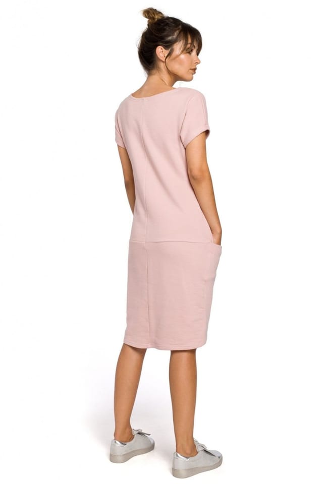 Love Lace Love Lace Women's Comfortable Seam Pocket Day Dress in Pink - 2