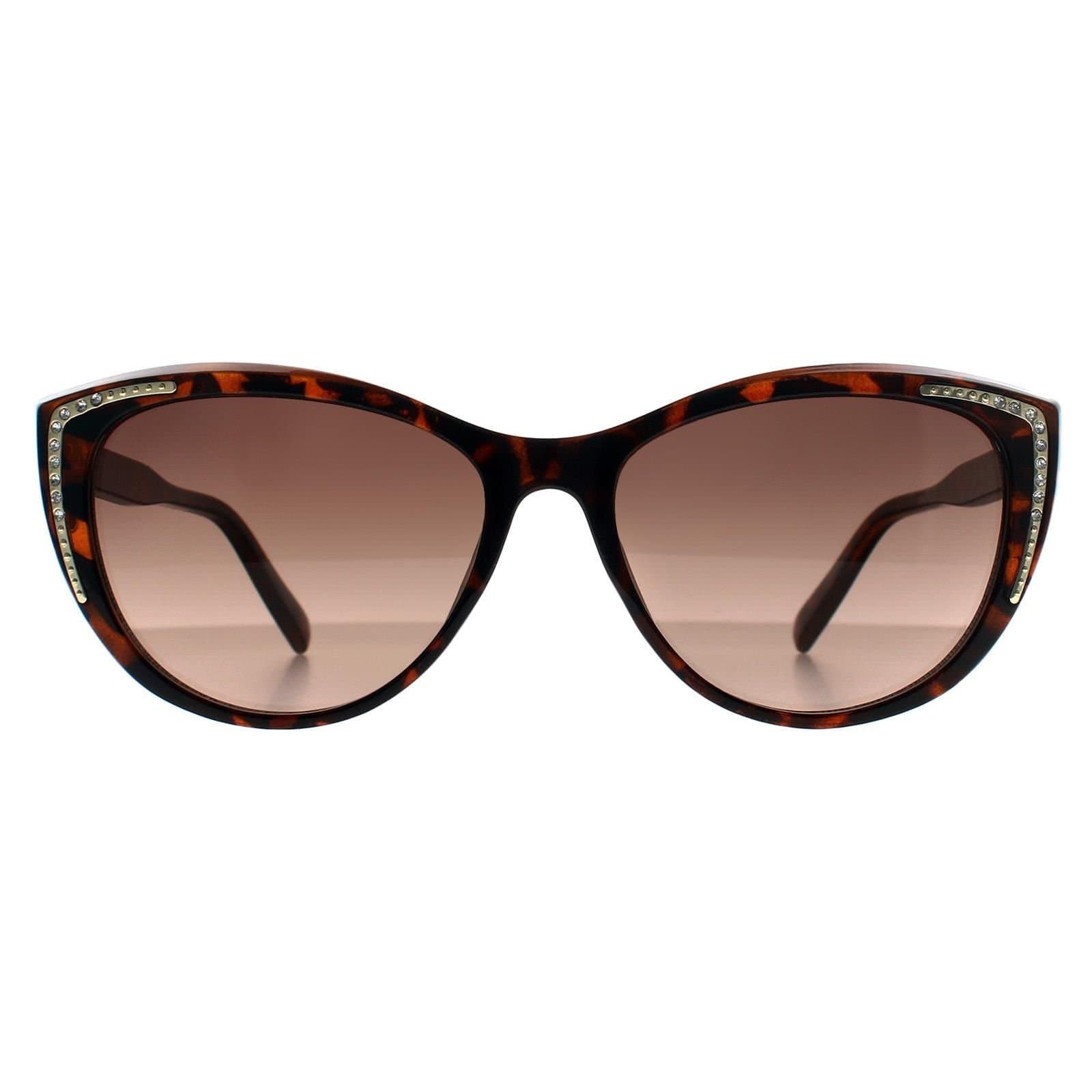 Guess Guess Women's Cat Eye Dark Havana Brown Gradient GO00006