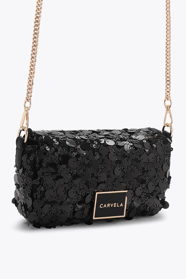 Carvela Carvela Women's 'Jessica Sequin Bag' in Black - 2
