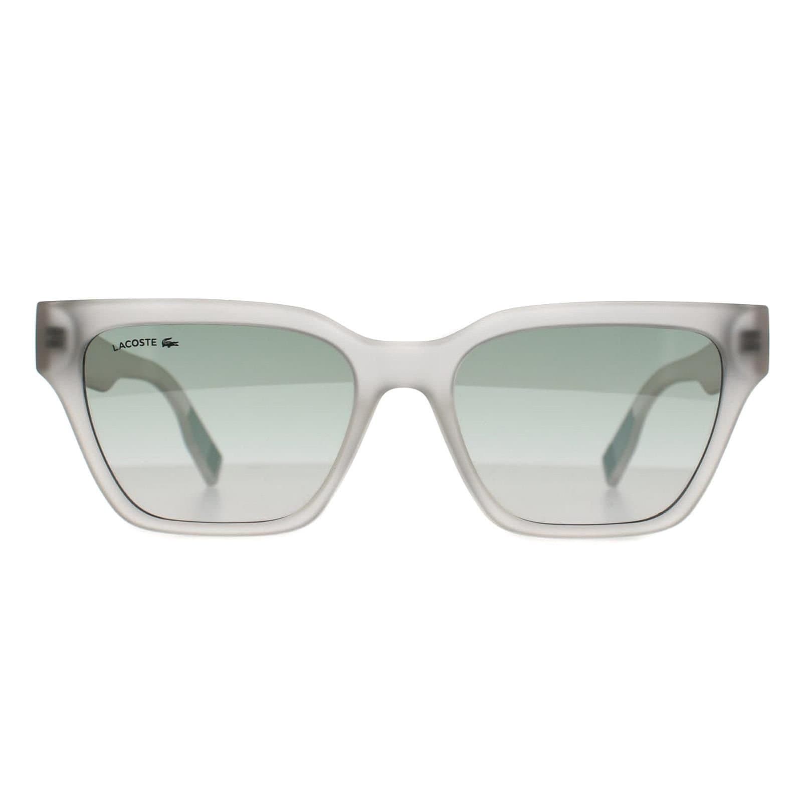 Lacoste Lacoste Women's Rectangle Matte Crystal Blue Gradient L6002S in Clear