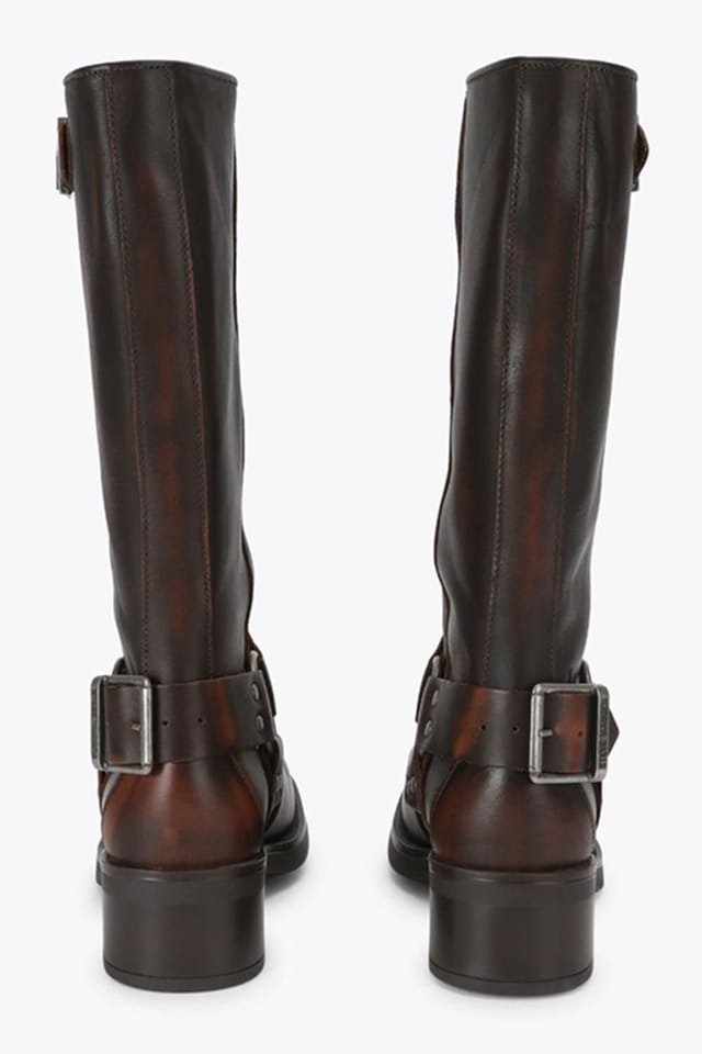 Steve Madden STEVE MADDEN Women's 'Bonetta 003' Leather Boots in Dark Brown - 3