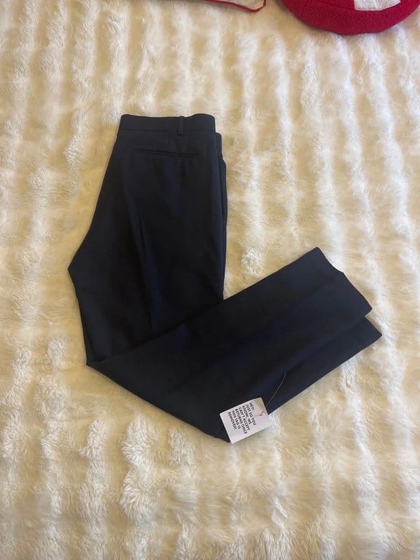 ASOS Navy Skinny Fit Suit Trousers